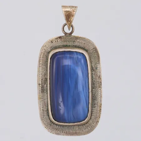 Hänge bergslagssten Arne Qvarfordt år 1973 43mm, 830/1000 silver  Vikt: 8,1 g