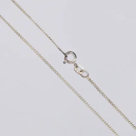 Kedja Pansar längd 36,5cm bredd 1,7mm, 830/1000 silver  Vikt: 2,4 g