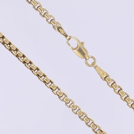 Halskedja GHA längd 43cm bredd 2,5mm 18K  Vikt: 6,9 g