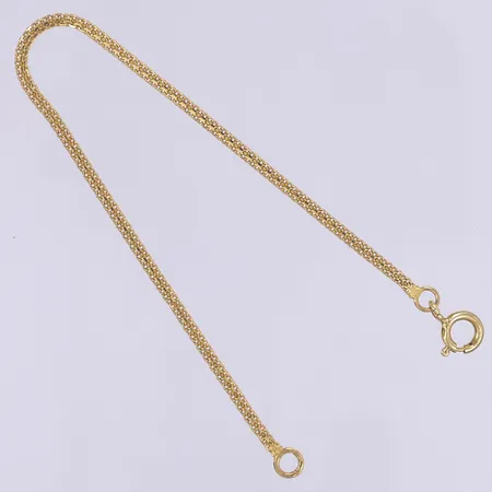Armband längd 17,5cm bredd 2mm 21K Vikt: 2,6 g