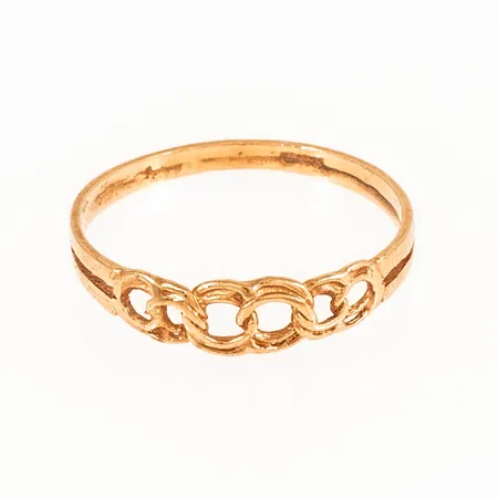 Ring Bismarck stl:16¾ bredd 1,6-4,4mm, 18K 1,0g.