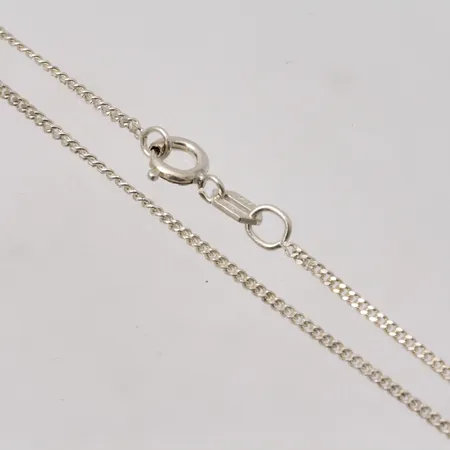 Kedja 38cm, Pansar, bredd 1,3mm, 925/1000 silver, 2,06g.