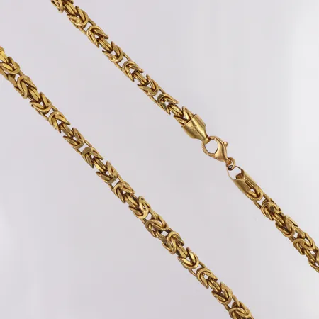Kedja Kejsar längd 62cm, bredd 5,8mm, buckligt lås, 21K  Vikt: 61,8 g
