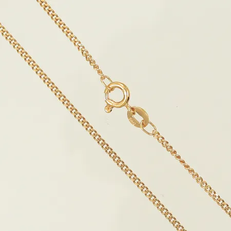Halskedja pansar 44cm, bredd 1,5mm 18K Vikt: 3,7 g