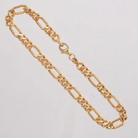 Armband Figaro längd 22 cm bredd 0,7mm 21K Vikt: 17,4 g