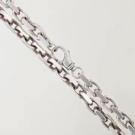 Kedja Ankar GHA längd 51cm bredd 8mm silver 925/1000 Vikt: 103,9 g