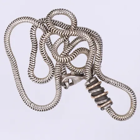 Halscollier defekt silver 925/1000 Vikt: 17,7 g