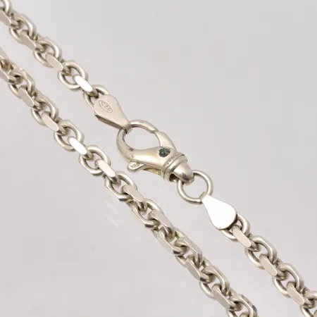 Kedja 46cm, Ankar bredd 4,4mm, 925/1000 silver, 29,5g.