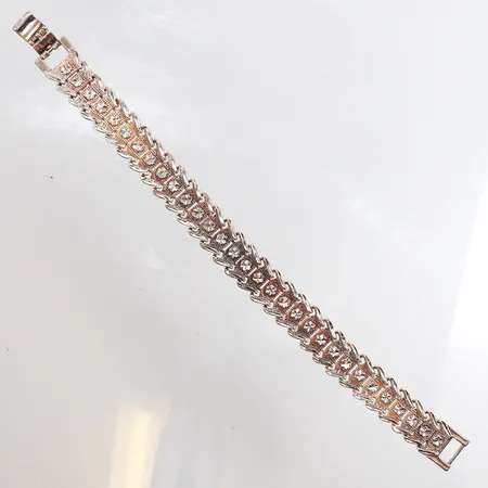 Armband 19,5cm, bredd: 13,5mm, 925/1000 silver Vikt: 32,4 g