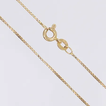 Halskedja Venezia längd 39cm bredd 1mm 18K Vikt: 2,3 g