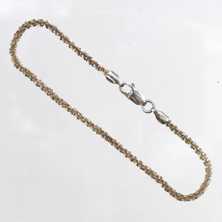 Armband 19,5cm, bredd: 2,8mm, 925/1000 silver Vikt: 3,5 g