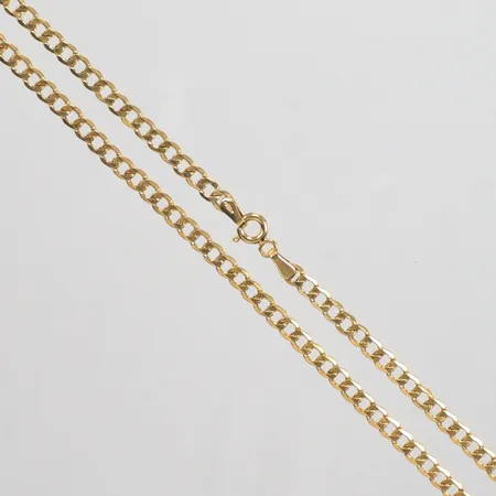 Kedja Pansar längd 49 cm bredd 3,1 mm 18K Vikt: 3,6 g
