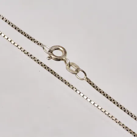 Kedja 51cm, Venezia, bredd 1mm, 925/1000 silver, 3,2g.