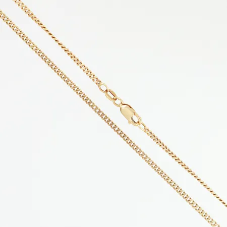 Kedja Pansar 53,5cm bredd: 2mm, 18K Vikt: 9 g