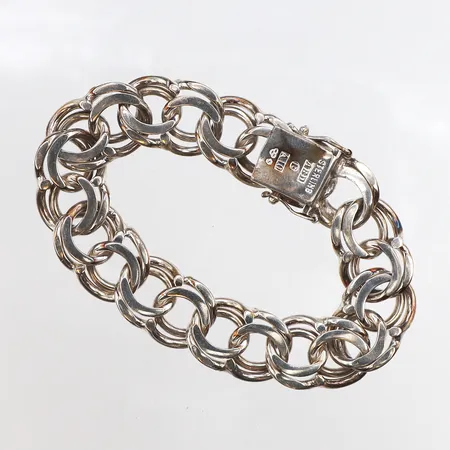 Armband Bismarck, 18,5cm, bredd: 15mm, 9225/1000 silver Vikt: 43,6 g
