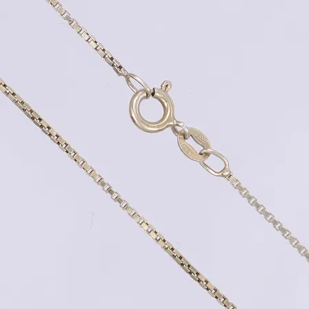 Halskedja Venezia längd 49cm bredd 1mm förgyllt silver 925/1000 Vikt: 3,2 g