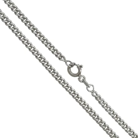 Halskedja Pansar Guldfynd silver 925/1000, längd 51 cm, bredd 2,7 mm, fint skick  Vikt: 10,3 g