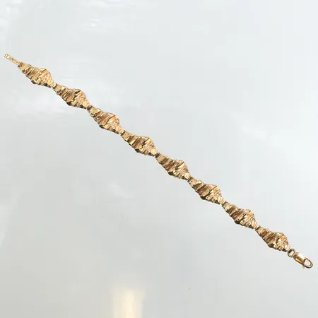 Armband 18,5cm, bredd: 9,7mm, 18K Vikt: 13,4 g