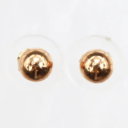 Ett par örhängen kulor, Ø6mm, stift, 18K Vikt: 1,2 g