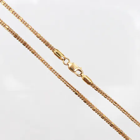 Kedja 41cm, bredd: 2mm, 21K Vikt: 8,5 g