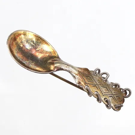 Brosch 55x20mm, 830/1000 silver Vikt: 5,4 g