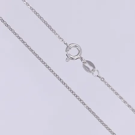 Halskedja längd 43cm bredd 1mm silver 925/1000 Vikt: 1,9 g