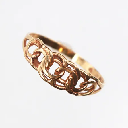 Ring Bismarck, Stl:19, bredd: 1,8-6,8mm, 18K Vikt: 1,9 g