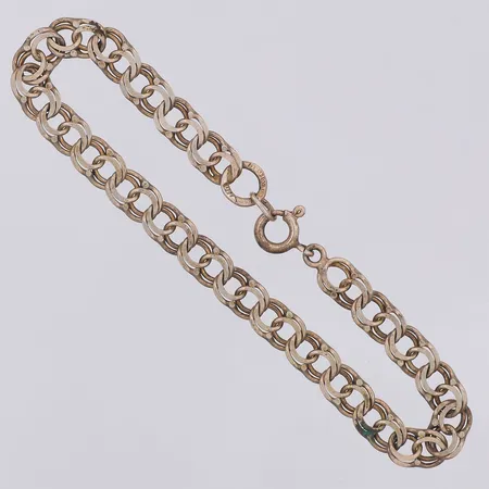 Armband Bismarck längd 16cm bredd 5,3mm, 830/1000 silver  Vikt: 4,2 g