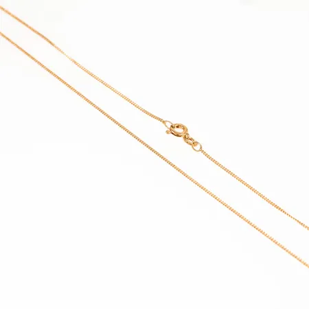 Kedja Pansar längd 42cm bredd 1mm, 18K 1,9g.