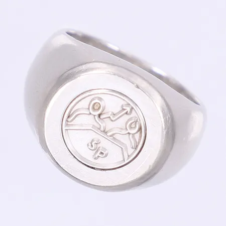 Klackring stl:18¼ bredd 6-16mm silver 925/1000 Vikt: 19,1 g