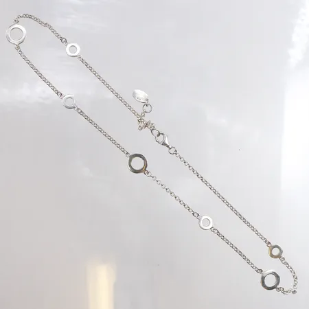 Collier Sahara, 46cm, bredd: 2,2-10,7mm, 925/1000 silver Vikt: 7,2 g
