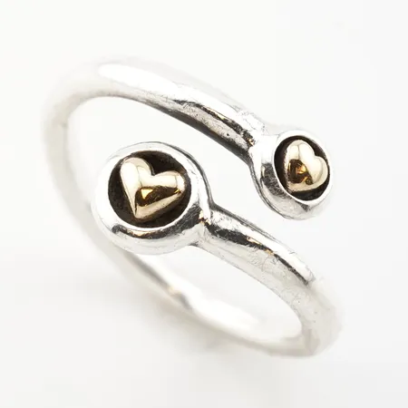 Ring, silver, stl 17½(55), bredd 13mm, 925/1000 Vikt: 4,3 g