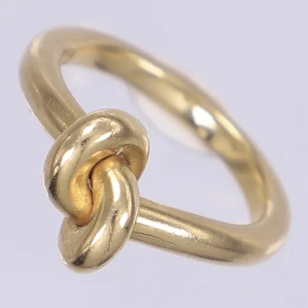Ring Engelbert "Tight Knot Plain" stl:18 bredd 3-11mm tillhörande certifikat 2024 18K Vikt: 9,5 g