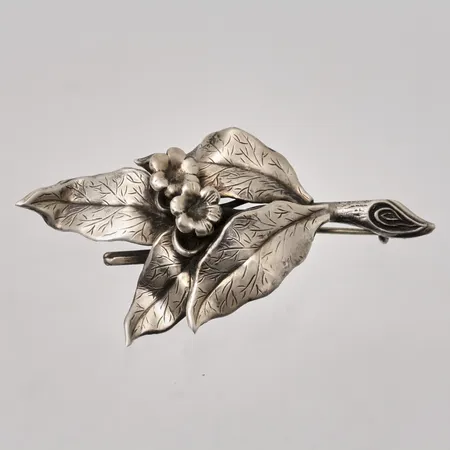 Brosch 31x58mm, 830/1000 silver, 6,4g.