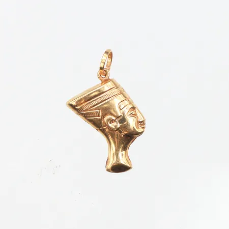 Hänge Nefertiti, 20mm, 18K Vikt: 0,8 g