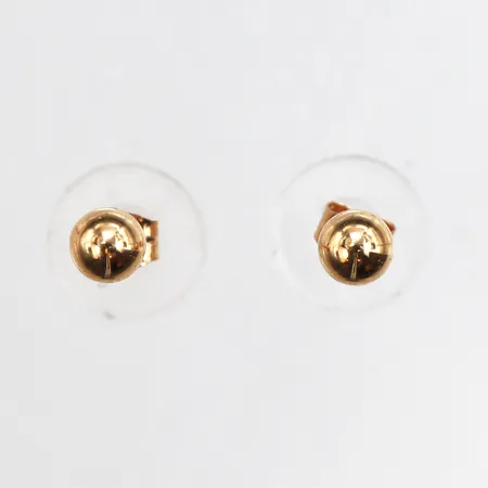 Ett par örhängen kulor, Ø5mm, stift, 18K Vikt: 0,6 g