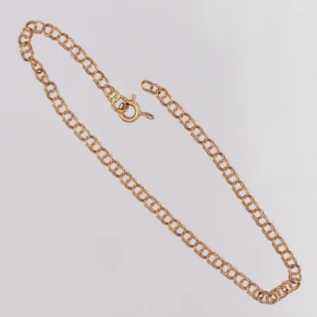 Armband Bismarck längd ca 19cm bredd 2,8mm, lås defekt, 18K  Vikt: 2,1 g