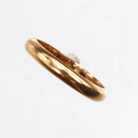 Slät ring Stl:17¾, Bredd: 3,3mm, gravyr, 18K Vikt: 4,3 g