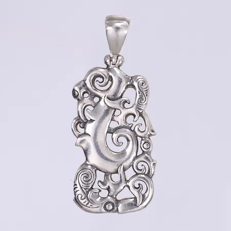 Hänge längd inkl ögla 50mm bredd 20mm silver 925/1000 Vikt: 12 g