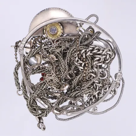 Diverse defekt silver 830-925/1000 Vikt: 57,4 g