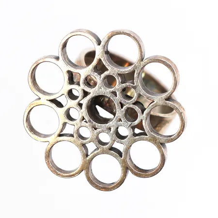 Ring Stl:16¾, bredd: 6,3-26,2mm, Finsk design, 925/1000 silver Vikt: 7,3 g