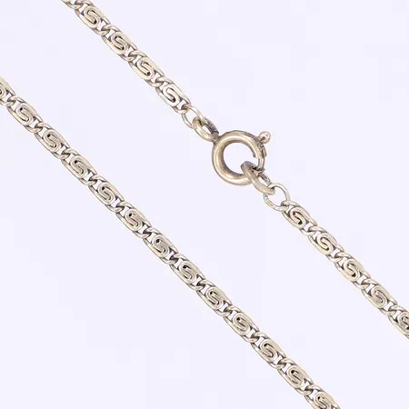 Halskedja irrgång längd 62cm bredd 2mm silver 835/1000 Vikt: 7,2 g