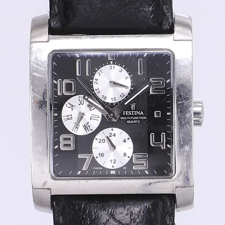 Herrur Festina ref-nr: F16235 quartz 36x36mm hårt bruksslitage
