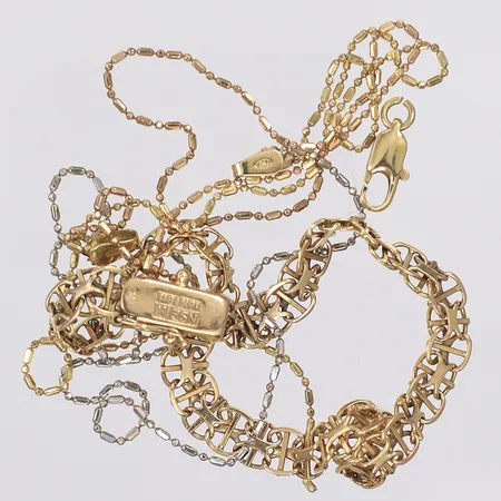 Diverse defekt guld 18K Vikt: 10,6 g
