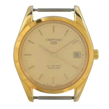Herrur Certina DS, stål, Ø36 mm, quartz - nytt batteri, referensnummer EOL 115 7040 7140 46, safirglas, 100 meter, fint skick,