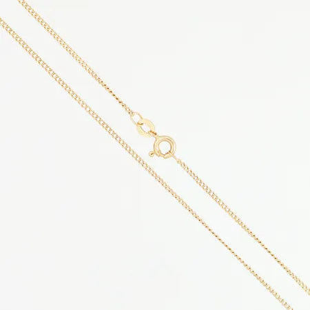 Kedja Pansar 43cm, bredd: 1,3mm, mindre skevheter, 18K Vikt: 2,7 g