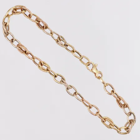 Armband Ankar längd 21,5cm bredd 5,3mm, ihåligt, 18K  Vikt: 3,6 g