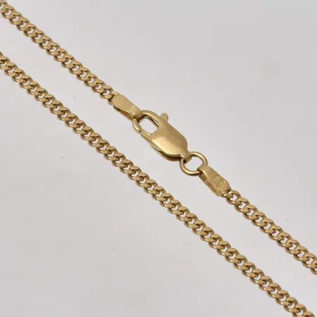 Kedja 72cm Pansar bredd 2mm, 18K, 12,45g.