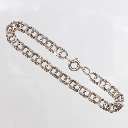 Armband Bismarck, 19cm, bredd: 6,2mm, 925/1000 silver Vikt: 6,5 g