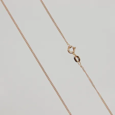 Kedja Pansar 43cm bredd 1,2mm, GFAB 18K Vikt: 2,5 g